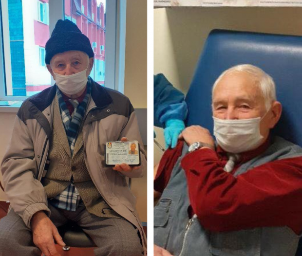 Un veteran de război, dat ca exemplu timpul campaniei de vaccianre. Bărbatul de 91 de ani a făcut ultimul vaccin important când avea 6 ani