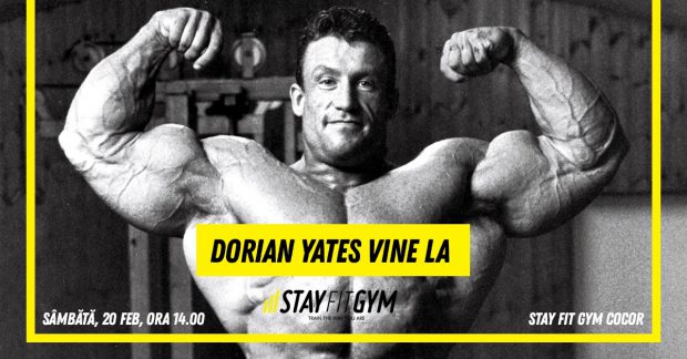 Dorian Yates, legenda culturismului britanic, vine la Stay Fit Gym (PUBLICITATE)