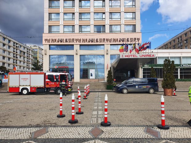 Amenințare cu bombă la Hotelul ”Unirea” din Iași