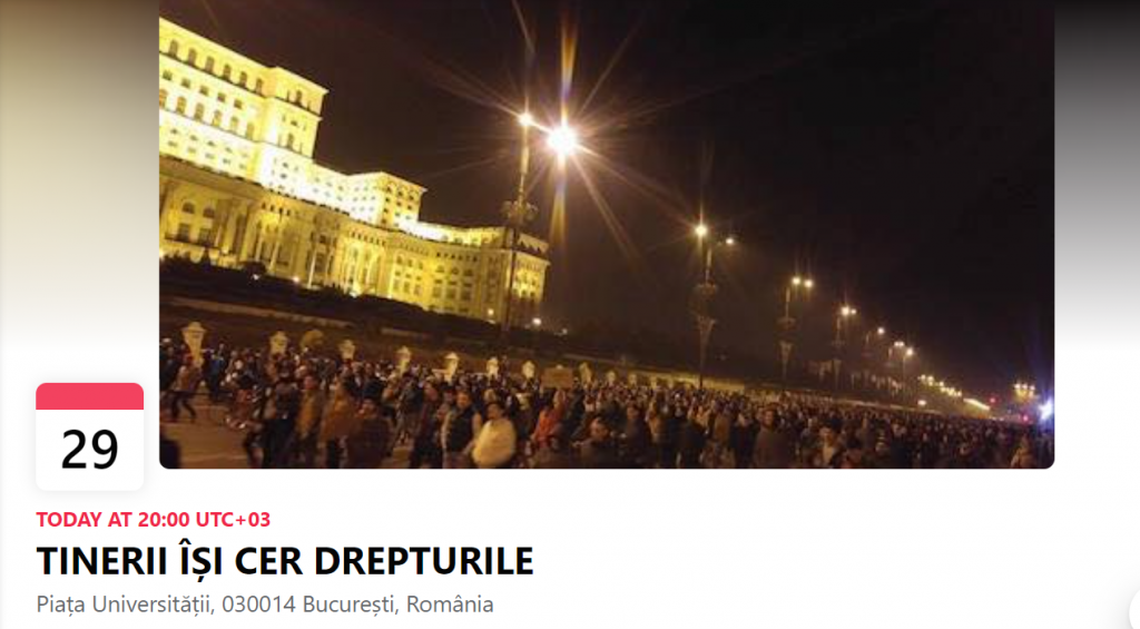 Protestul anti-restricții din Capitală, încheiat cu violențe și arestări. Manifestații și în alte orașe din țară