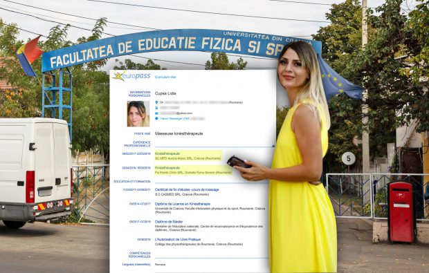 Cum umfli un CV ca să lucrezi în străinătate: cazul kinetoterapeutei care spune că a lucrat 16 luni la o firmă din Turnu Severin, la care a făcut practică de câteva ori