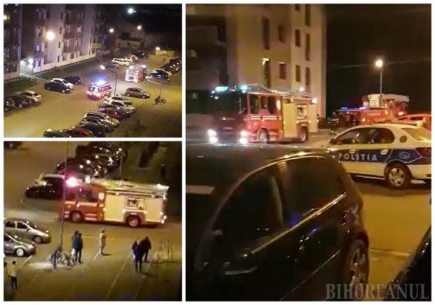 Un orădean s-a aruncat de la etajul 2 al unui bloc, dezbrăcat, după ce a sunat la 112 și a anunțat că este agresat în propria casă