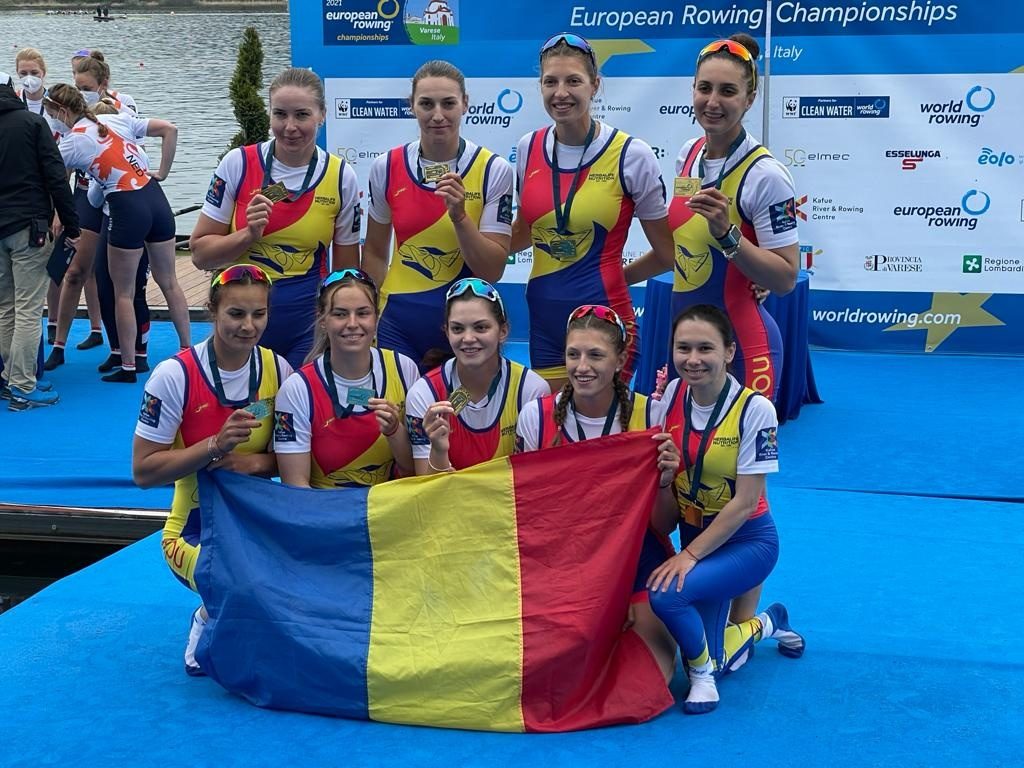 România a cucerit 6 medalii la Campionatele Europene de canotaj din Italia