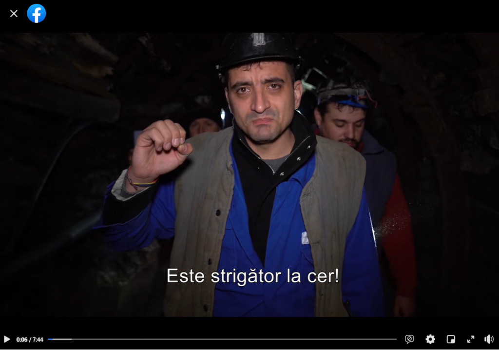 REPORTAJ. Minerii de la Crucea se simt abandonați de toată lumea. „L-am luat în brațe ca pe Dumnezeu pe George Simion”