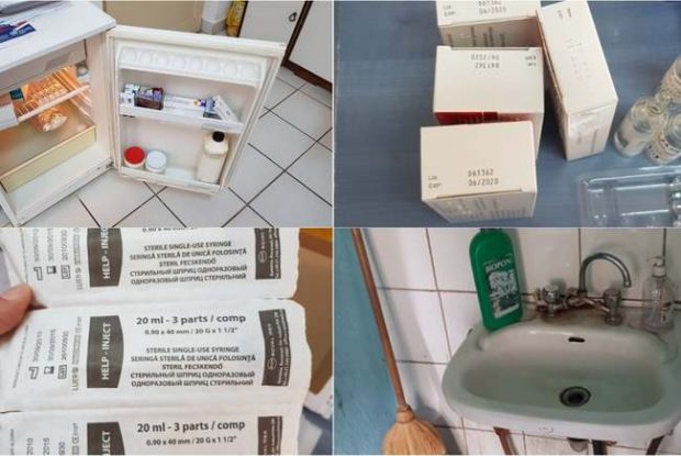 Medicamente și materiale sanitare expirate, găsite la un cabinet medical din Arad care e și centru de vaccinare