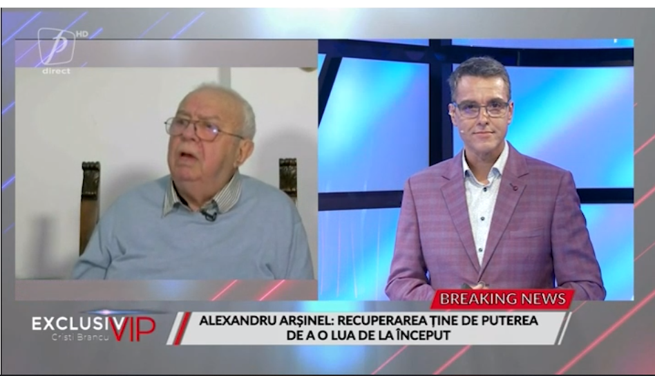Alexandru Arșinel a vorbit despre cum a trăit experiența în urma infectării cu COVID