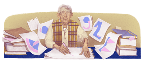 Google o omagiază pe Geta Brătescu. Doodle-ul de astăzi celebrează 95 de ani de la naşterea artistei