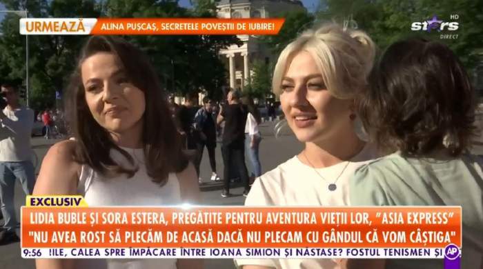 Lidia Buble și sora ei, noi declarații înainte de plecarea la „Asia Express”. Ce au făcut pentru ultima oară