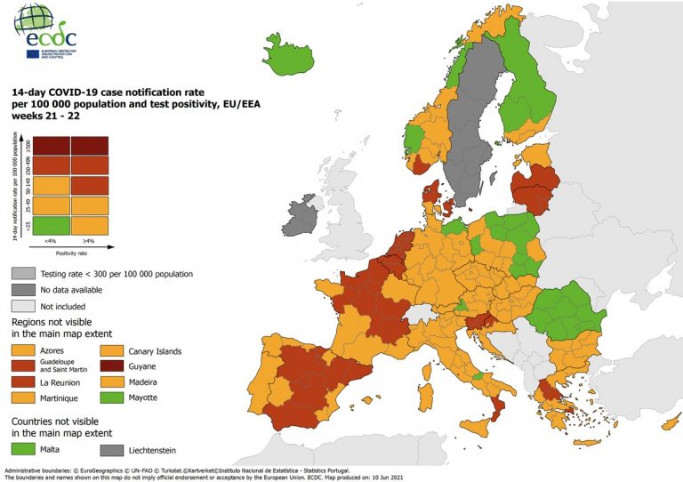 Ecdc Euro 2020 Un Risc Pentru Romania Din Punct De Vedere Epidemiologic Libertatea