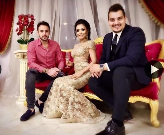 Andreea mantea alături de Bursucu și producătorul Valeriu Floricel