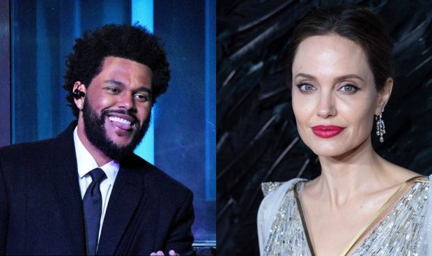Imagine Stire Angelina Jolie și The Weeknd, surprinși din nou împreună. S-au distrat la un concert din Los Angeles | 2review.ro