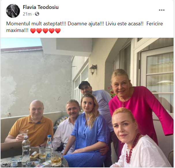 Prima fotografie cu Liviu Dragnea de acasă. Cine a venit să-l viziteze pe fostul lider al PSD