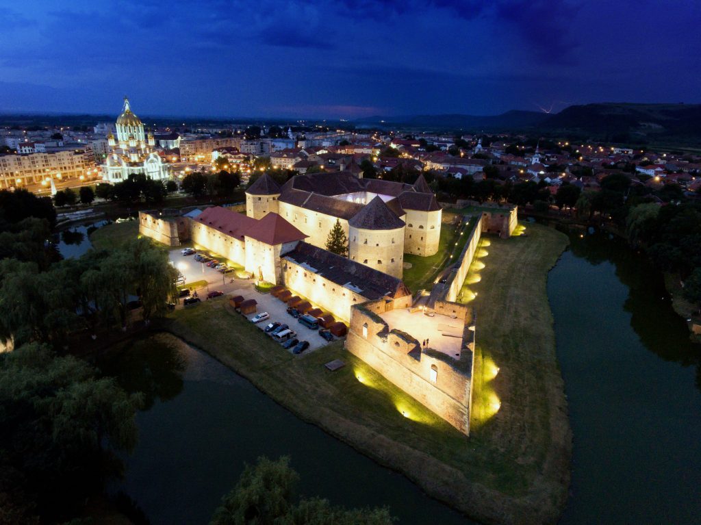 Cetatea Făgăraș - vedere de sus