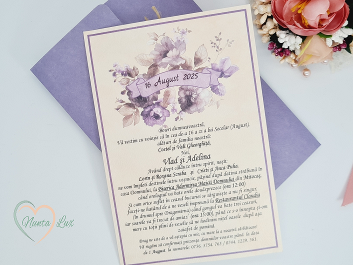 (Publicitate) Eticheta invitației de nuntă, ce să scrieți pe invitația dvs. de nuntă?