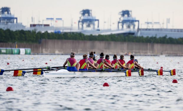 Barca de 8+1, la 3 secunde de medalie. Fetele stabiliseră cel mai bun timp al anului în recalificări