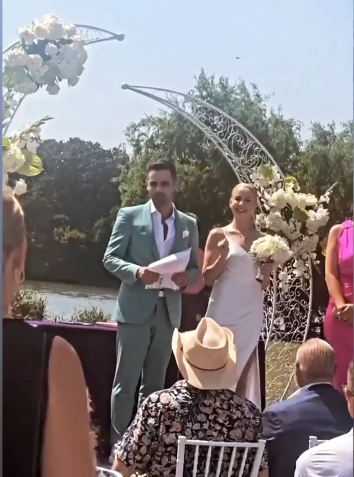 Sandra Izbașa și Răzvan Bănică s-au căsătorit. Prima imagine de la eveniment