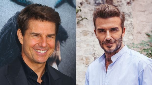 Tom Cruise și David Beckham, lecție de eleganță la Wimbledon 2021. Amândoi au purtat cravată