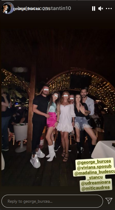 George Burcea și Viviana Sposub s-au distrat într-un club din Capitală. Cum au fost surprinși, deși toată lumea credea că s-au despărțit