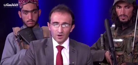 Talibani înarmați până-n dinți, mesaj de pace din studioul unui post TV afgan: „Nu vă temeți de noi”