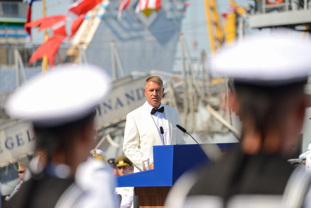 Ziua Marinei, sărbătorită în Portul Militar Constanţa. Klaus Iohannis participă la manifestări