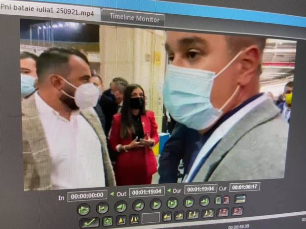 Jurnalistă bruscată la Congres de un membru PNL „Mi-a luat telefonul, l-a dat de pământ și m-a făcut să mă învârt pe călcâie”