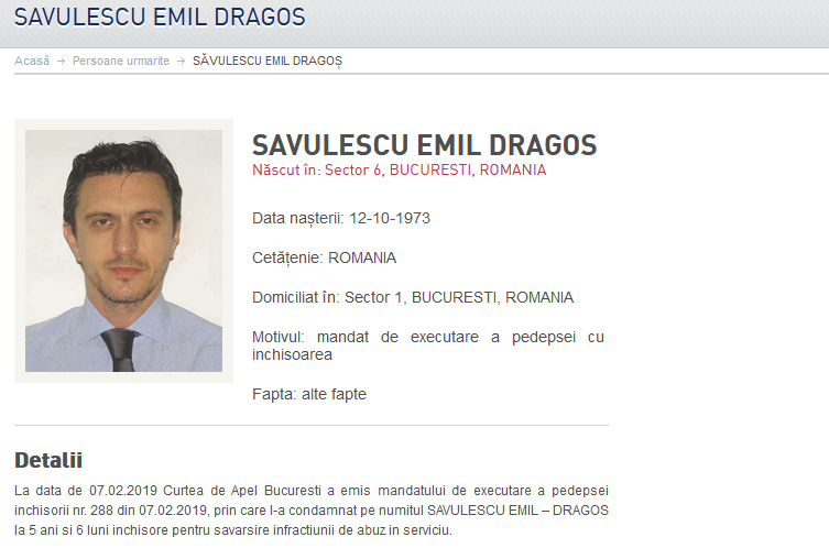 Curtea de Apel din Syros a respins extrădarea lui Dragoş Săvulescu din Grecia şi l-a lăsat să plece în Italia