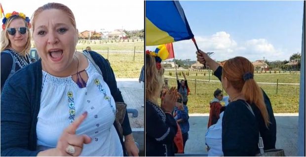 Diana Șoșoacă, amendată după ce a blocat vaccinarea la un centru din județul Iași