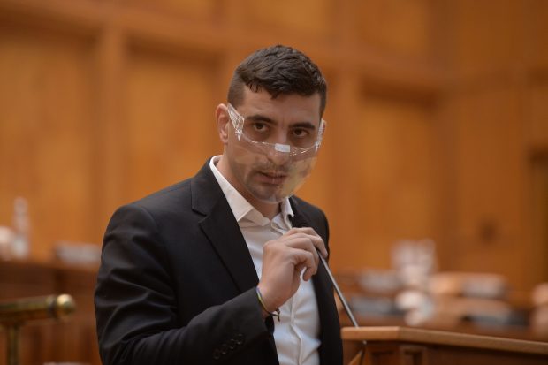 George Simion, la dezbaterea moțiunii: „Nu o să irosim nicio secundă pe Florin Cîțu. La revedere!”