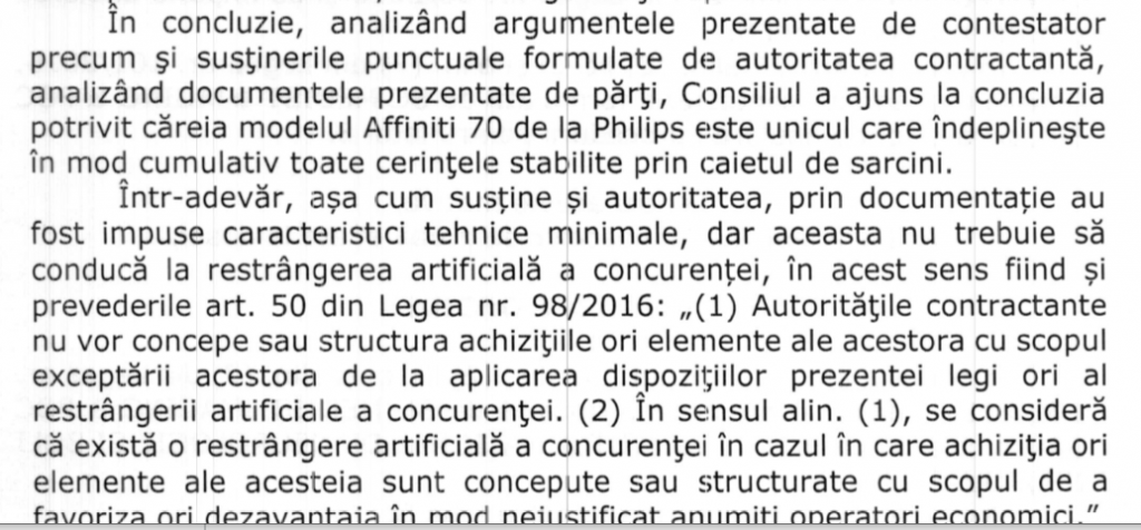 Institutul Național de Neurologie, lot cu dedicație pentru Philips în licitație de 40 de milioane de lei, bani europeni. Ce spune managerul