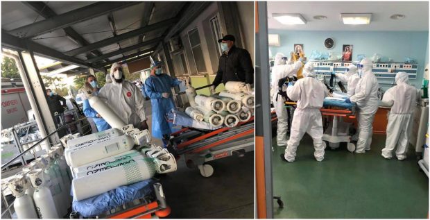CNCAV: Imagini de pe frontul anti-COVID. Spitalul Pantelimon, plin de pacienți în stare gravă