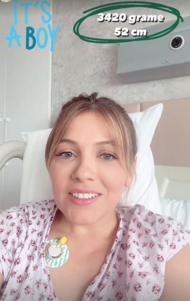 Primele imagini cu Andreea Ibacka după ce a născut un băiețel. Ce mesaj a transmis de pe patul de spital: „Recuperarea este mai ușoară”