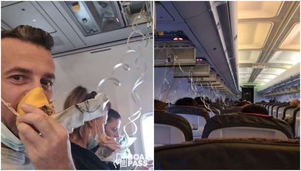 Un avion Blue Air care venea din Praga s-a depresurizat înainte de aterizarea la București. Măștile de oxigen s-au activat