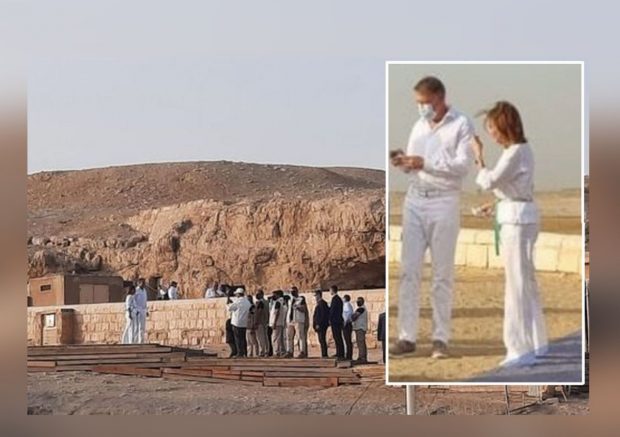 Turiștii Klaus și Carmen Iohannis în vizită la piramide: Moarte pe Nil