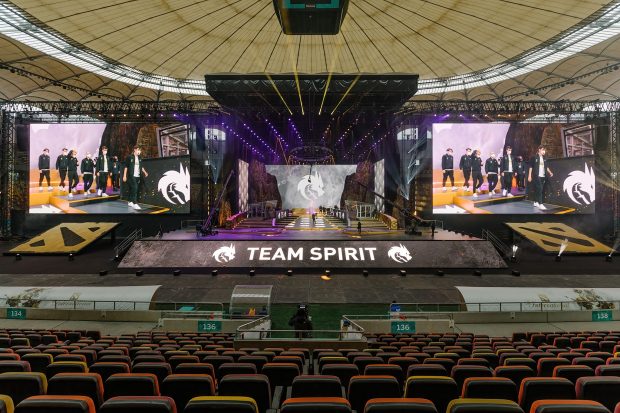 Transformare incredibilă a Arenei Naționale, pentru turneul de gaming DOTA 2