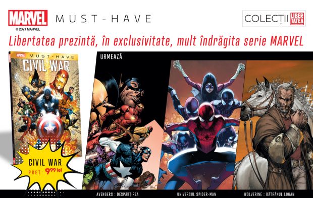 Libertatea Colecții prezintă CELE MAI IMPORTANTE POVEȘTI MARVEL ÎN EXCLUSIVITATE!