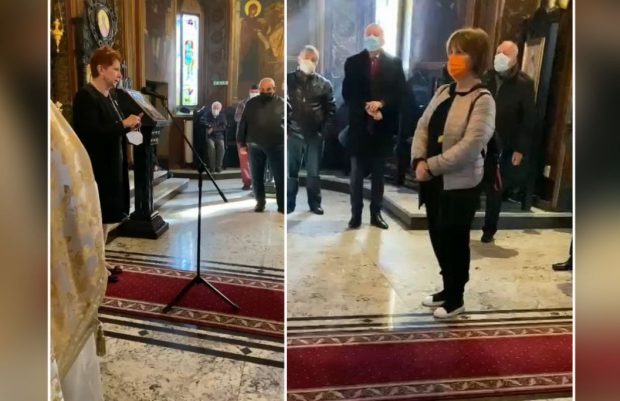 Filmări de la o premieră în bisericile noastre: Un medic chemat de preot le vorbește credincioșilor despre nevoia de vaccin