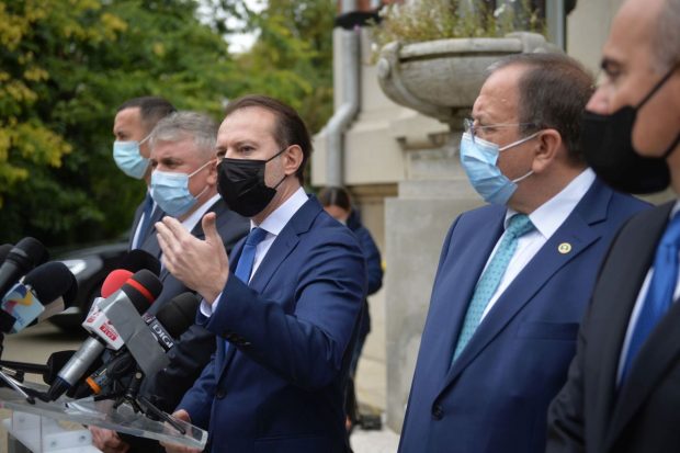 Cîțu îi cere din nou lui Cioloș să discute cu AUR și PSD pentru formarea unui nou Guvern, după ședința PNL de azi