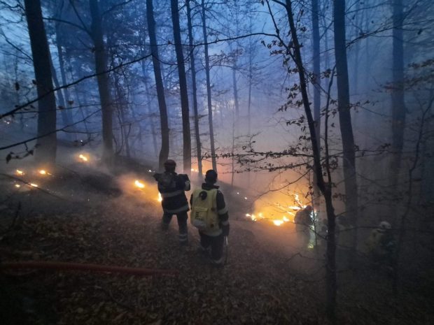 Incendiul din Oituz a fost stins după 10 zile. 35 de hectare de pădure, mistuite de flăcări