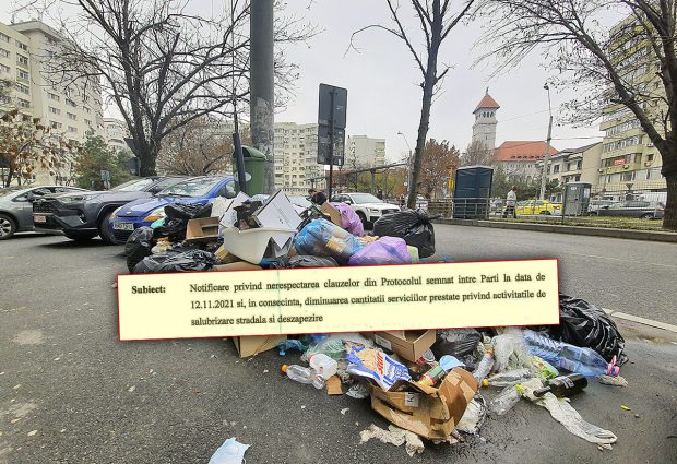 Războiul gunoaielor continuă. Romprest a notificat Primăria Sectorului 1 că va diminua iar programele de salubrizare