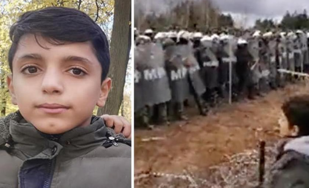 „Nu renunț, aștept aici”. Povestea lui Redost Ahmad, copil kurd de 14 ani devenit simbolul migranților aflați la granița Belarusului cu Polonia