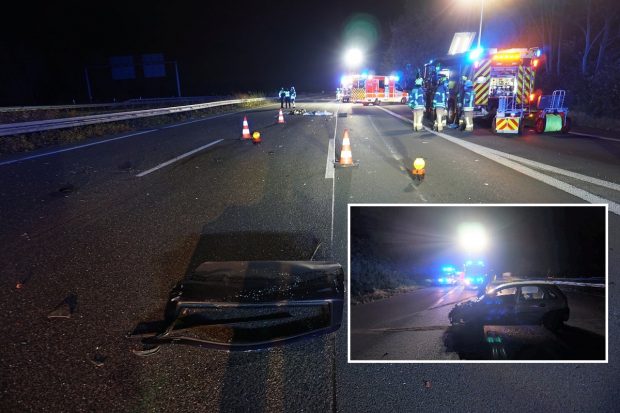 Un român de 21 de ani a coborât de la volan în mijlocul autostrăzii și a fost spulberat de un Mini, în Germania