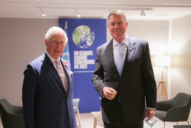 Klaus Iohannis, discuţii cu Prinţul Charles despre combaterea schimbărilor climatice