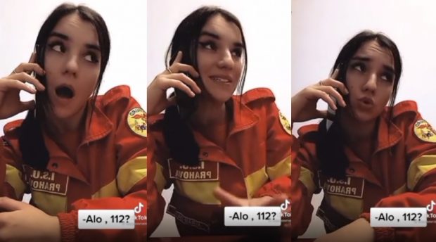 Voluntară ISU, dată afară după ce a postat un clip ironic pe Tik Tok: „Nu încurajăm astfel de comportamente”