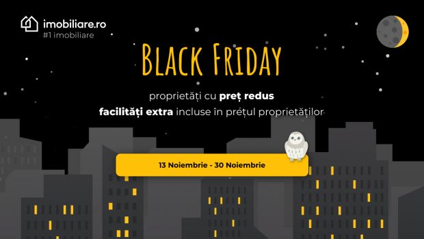 Oferte de Black Friday pe Imobiliare.ro: reducere de 128.000 de euro la achiziția unei vile din nordul Capitalei