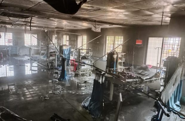 11 bolnavi de COVID au murit carbonizați într-un incendiu izbucnit într-un spital din India