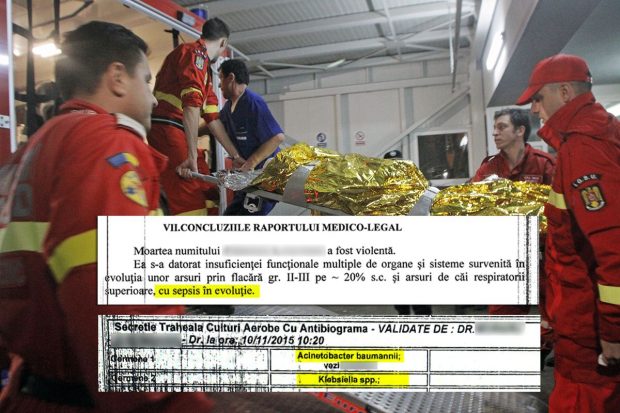 EXCLUSIV PROCESUL COLECTIV. În 23 de dosare apar infecții nosocomiale, dar niciun raport medico-legal nu le corelează cu moartea