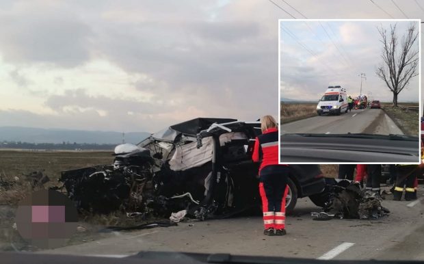 Un milionar din Câmpina a murit pe șosea, după ce a intrat cu bolidul de lux în singurul pom de pe marginea drumului