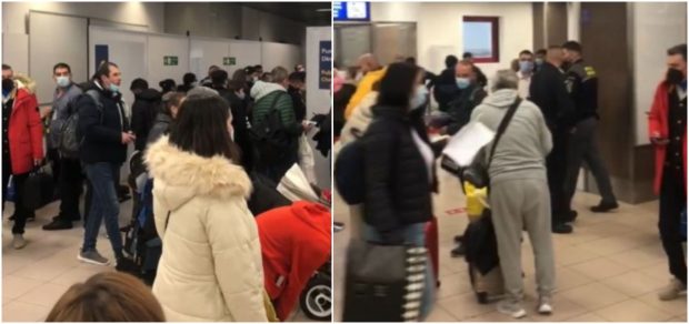 Aglomerație pe Aeroportul Otopeni din cauza noilor măsuri de intrare în țară. Pasagerii, nemulțumiți că stau la cozi, la controale