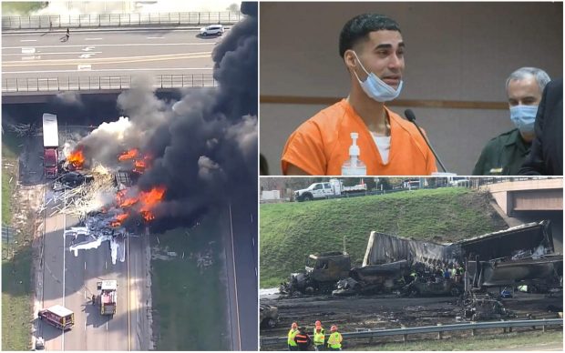 Șofer de TIR condamnat la 110 ani de închisoare, după un accident cu patru morți, 10 răniți și 26 de mașini distruse