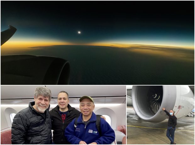 Cum a ajuns un român să fotografieze eclipsa totală de Soare de la 12.200 de metri deasupra Antarcticii